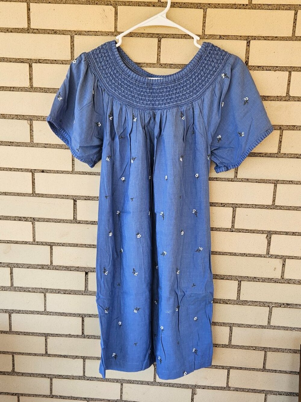 Old Navy Embroidered Mini Dress